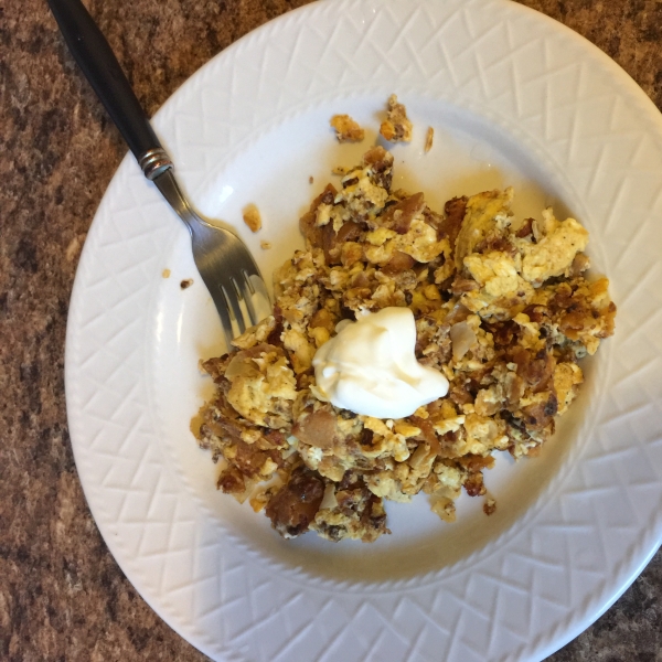 Tortilla Chorizo Scramble