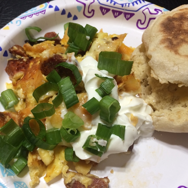 Tortilla Chorizo Scramble