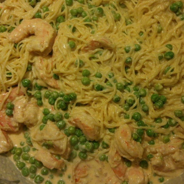 Spicy Shrimp in Cream Sauce