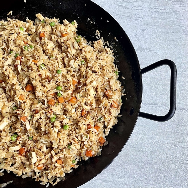 Leftover Turkey Fried Rice