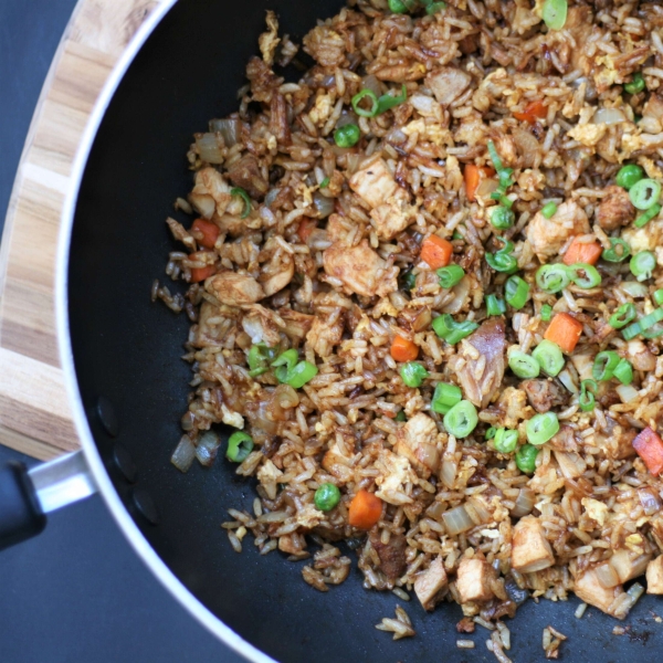 Leftover Turkey Fried Rice