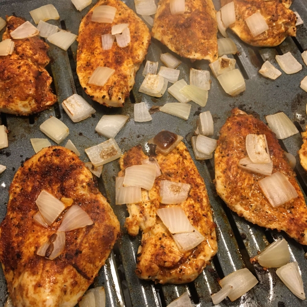 Broiled Paprika and Lemon-Pepper Chicken Breasts