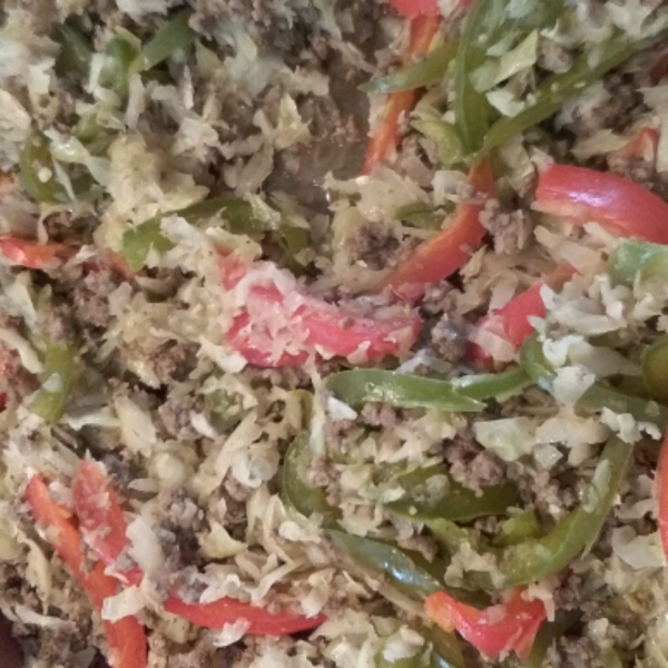 Black Pepper Beef and Cabbage Stir Fry