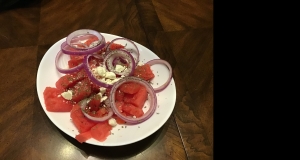 Watermelon and Tomato Feta Salad