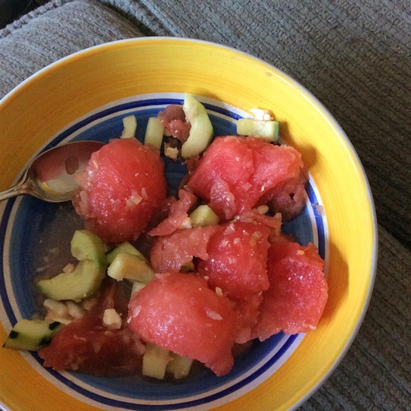 Watermelon and Tomato Feta Salad