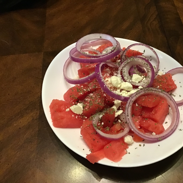 Watermelon and Tomato Feta Salad