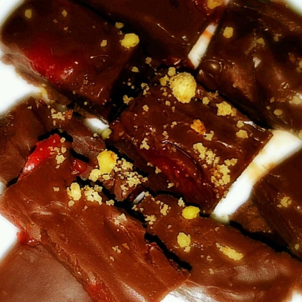 Cherries and Chocolate Fudge