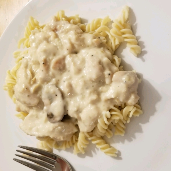 Chicken Mushroom Linguine