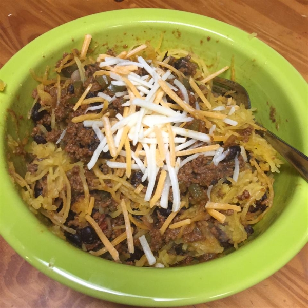 Mexican Spaghetti Squash Stir Fry