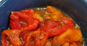 Roasted Bell Peppers with Simple Vinaigrette