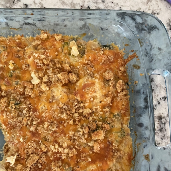 Broccoli and Cauliflower Bake