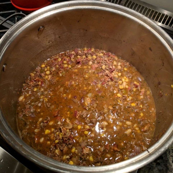 Venison-Bacon White Chili