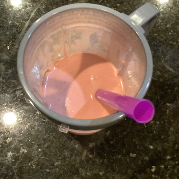 Strawberry-Banana-Peanut Butter Smoothie