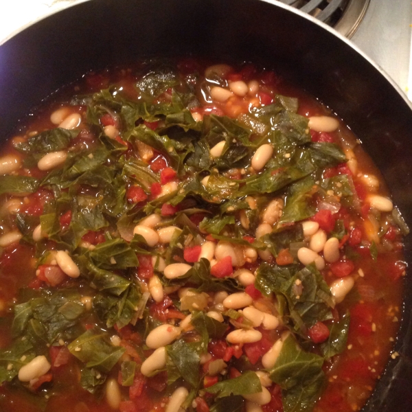 Collard Greens with White Beans