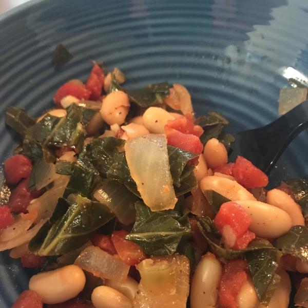 Collard Greens with White Beans