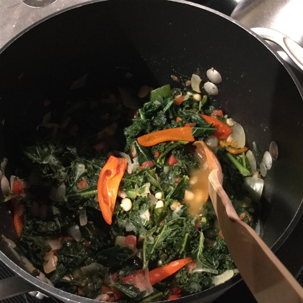 Collard Greens with White Beans