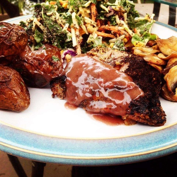 Flat Iron Steak Grilled to a 'Tea'