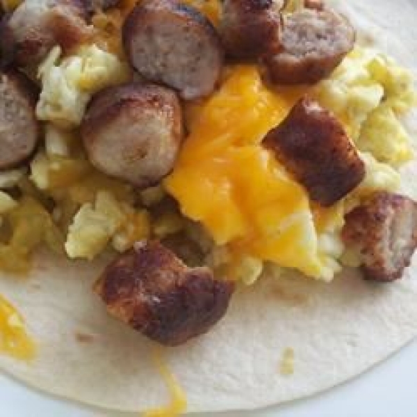 Tasty Breakfast Burritos