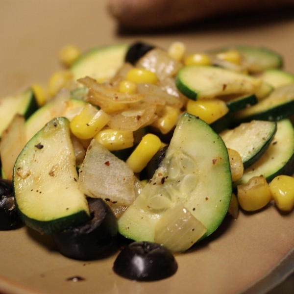 Jon's Corn and Zucchini