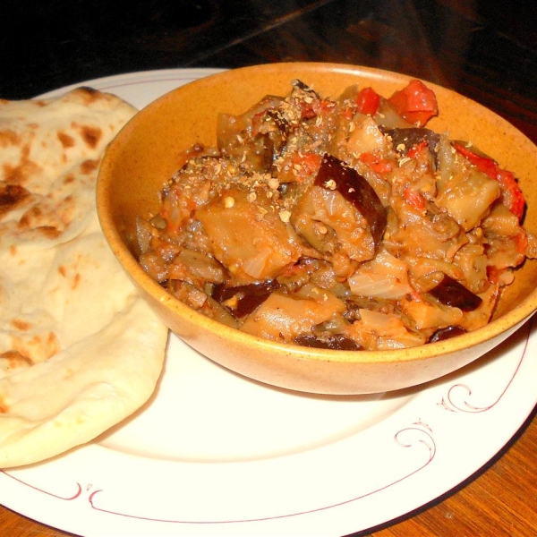 Spiced Eggplant Indian Style