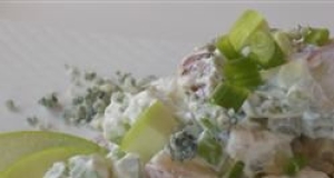 Blue Green and Red Potato Salad