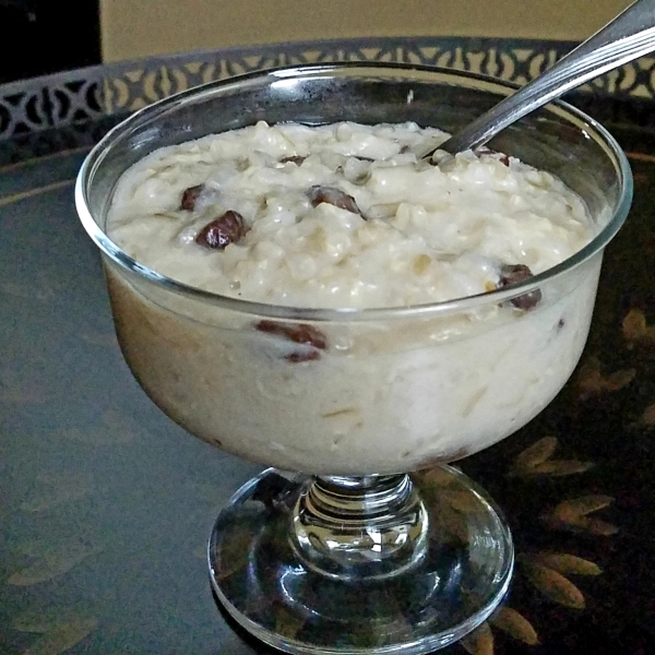 Healthier Creamy Rice Pudding