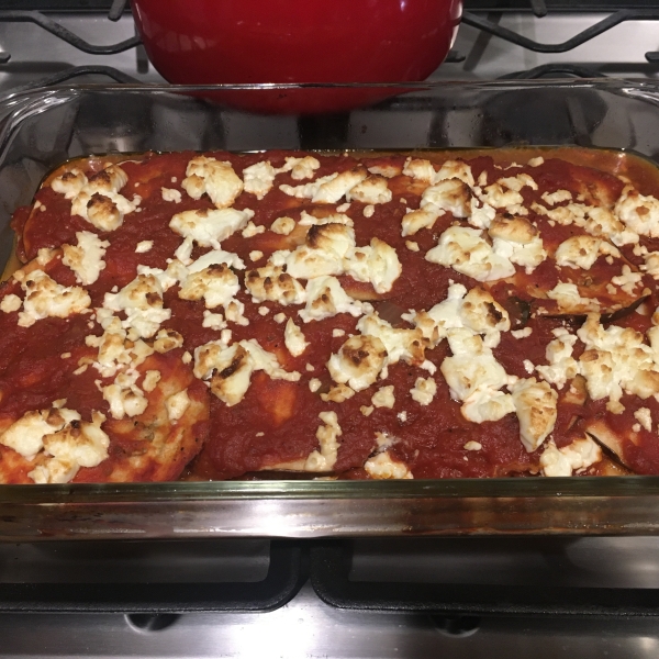 Eggplant and Goat Cheese Lasagna