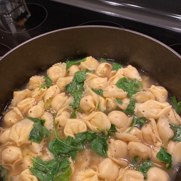 Spinach Tortellini Soup