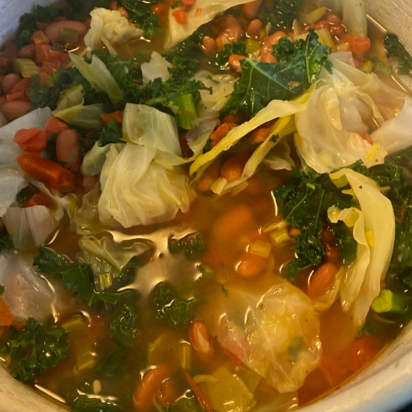 Kale and Cabbage Soup