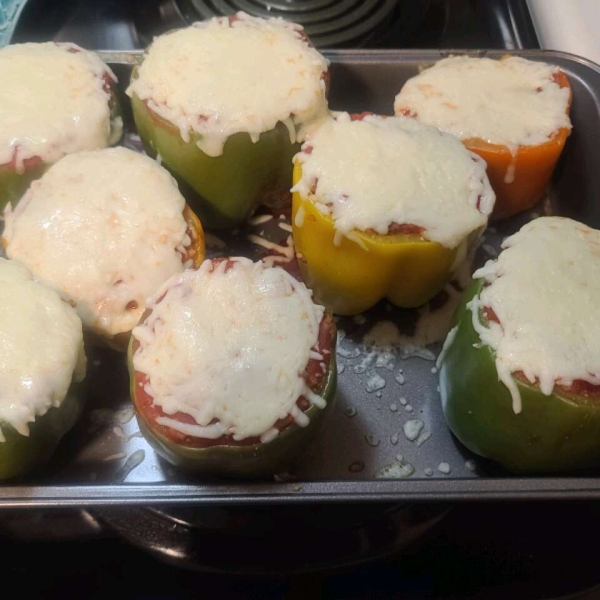 Easy Stuffed Green Peppers