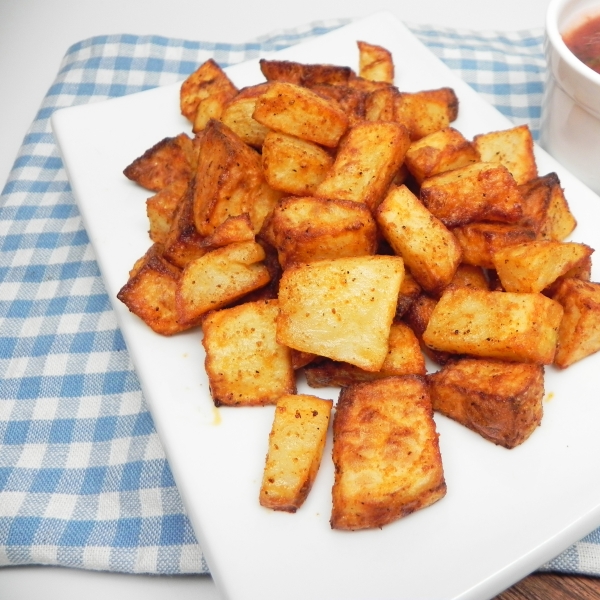 Air Fryer Seasoned Breakfast Potatoes