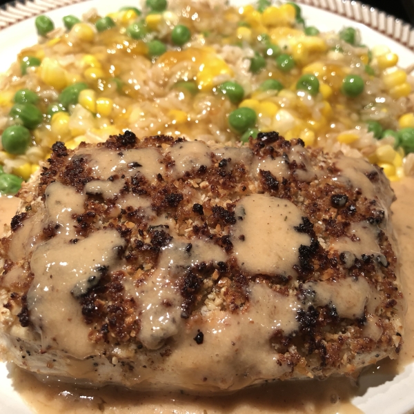 Almond-Crusted Halibut Crystal Symphony