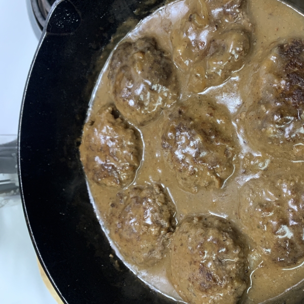 Hamburger Steak with Onions and Gravy