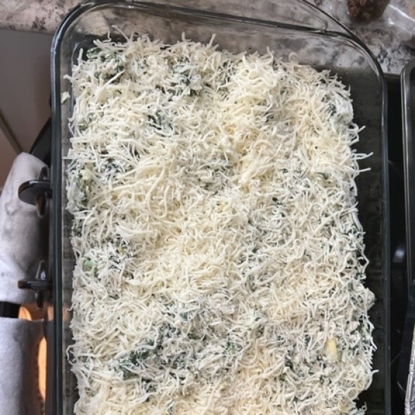 Justine's Artichoke Chicken Spinach Dip