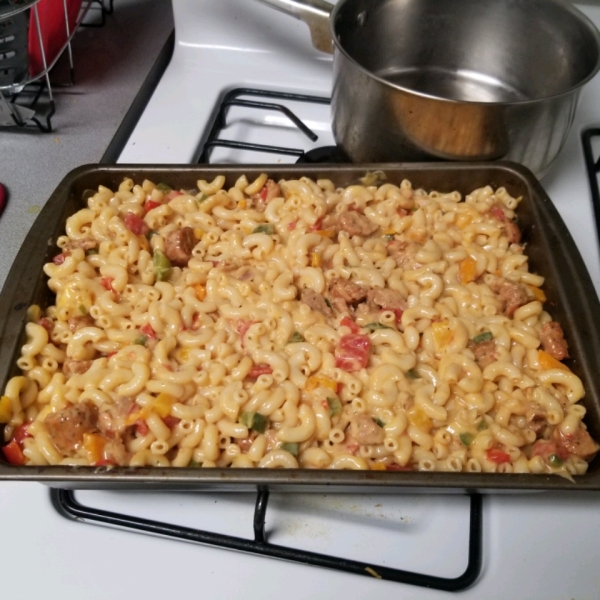 Sausage and Macaroni Bake