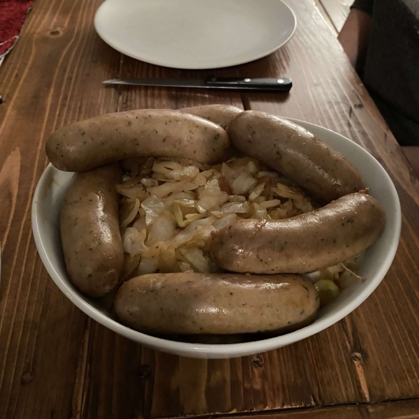 Fried Cabbage and Bacon