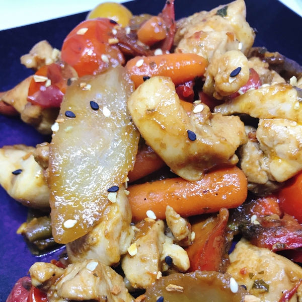 Fiery Chicken Thigh Stir-Fry