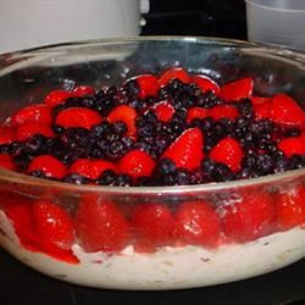 Red, White and Blue Ambrosia