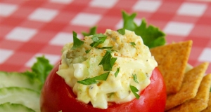 Egg Salad with Chopped Gherkins