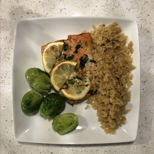 Lemon-Garlic Air Fryer Salmon