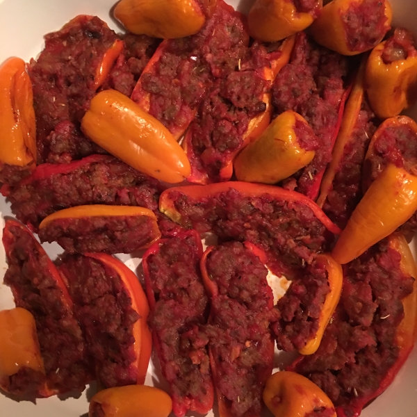 Spicy Sweet Pepper Poppers