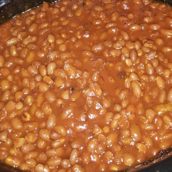 Slow-Cooked Baked Beans