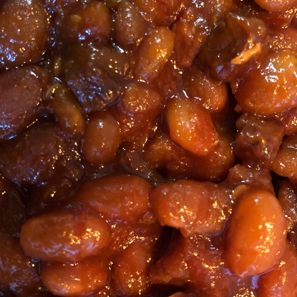 Slow-Cooked Baked Beans