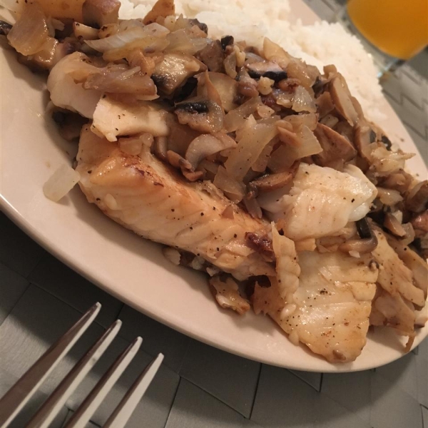 Zesty Tilapia with Mushrooms