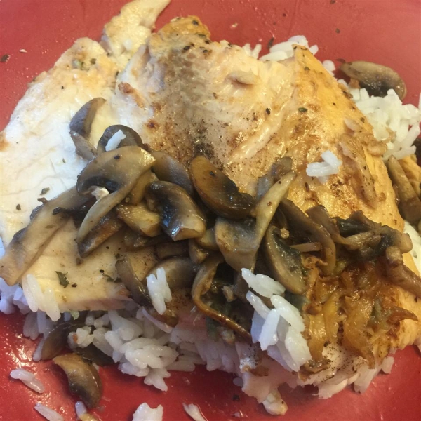 Zesty Tilapia with Mushrooms