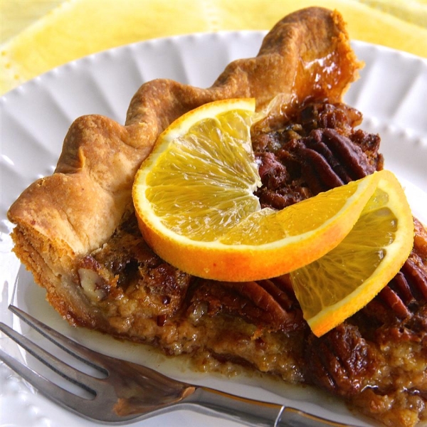 Orange Pecan Pie