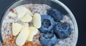 Blueberry Chia Pudding with Almond Milk