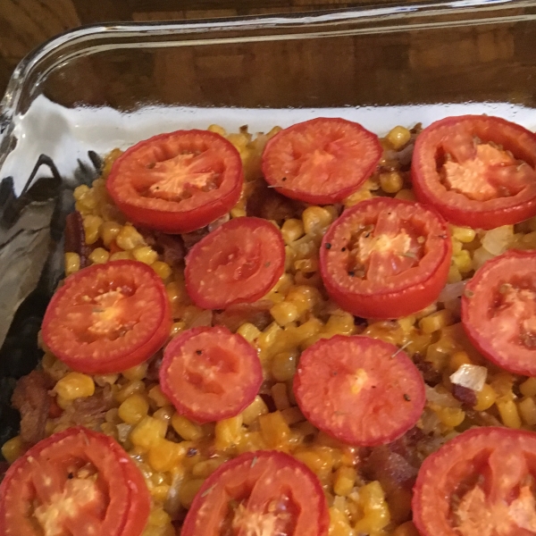 Fresh Corn and Tomato Casserole