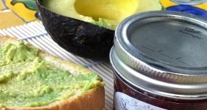 Strawberry-Rhubarb Jam with Basil