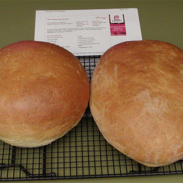 Winnipeg Rye Bread